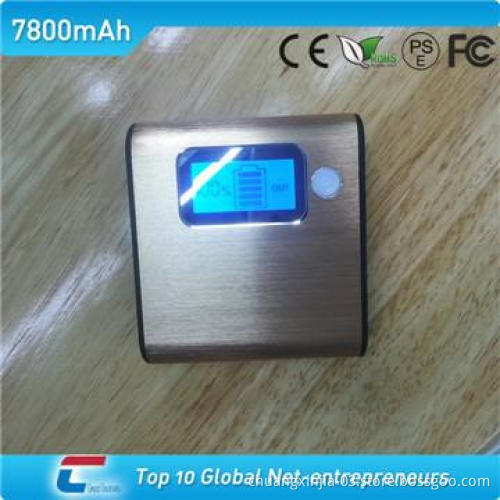 External battery charger for iphone 5 with LED display 7800mah